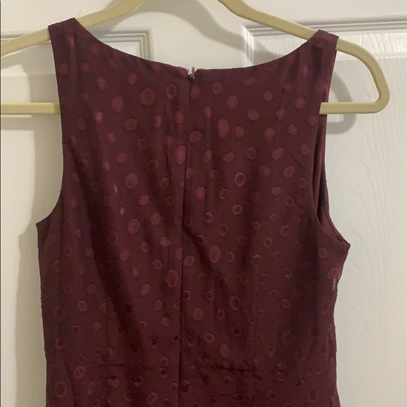 Loft Maroon Dress - Picture 3 of 4